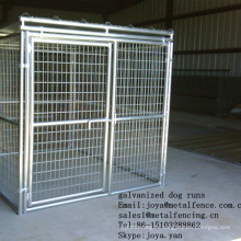 Chine usine gros gros toit chien parcs 6&#39;x8&#39;x6 &#39;chien cages anti-rouille chien chenils